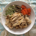 ピロエ's cooksnap of when they made 鶏ももとしめじの生姜風味炊き込み御飯.