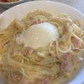 ぺー子1019's cooksnap of when they made ひとりランチ✽クリーム不使用カルボナーラ.