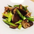 ゆったん's cooksnap of when they made 干し椎茸とアスパラの中華炒め♪お弁当に.