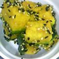 さおる★'s cooksnap of when they made レンジで簡単☆ごま塩かぼちゃ.