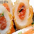 874's cooksnap of when they made ☆ちくわボート☆明太塩昆布のせ.