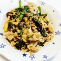 遥音mama's cooksnap of when they made 小松菜としめじ入り◎がっつり生姜焼き丼.