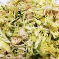 クックW8HTJH☆'s cooksnap of when they made ささみ☆キャベツ☆胡瓜のあっさりおかず.