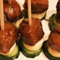 にほんやなぎ's cooksnap of when they made 超簡単！ミートボールでピンチョス.