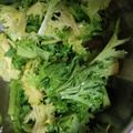 まりも274's cooksnap of when they made わさび菜のガーリックサラダ♪.