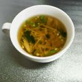❤ゆうちゃん❤'s cooksnap of when they made ねぎ塩わかめスープ feat. えのき茸.