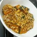 6002JYJ's cooksnap of when they made かぼちゃ煮鶏ひき肉あんかけ.