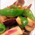 pulin1's cooksnap of when they made なすとピーマンのしょうがポン酢炒め.