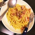 きみじい's cooksnap of when they made 牛乳と小麦粉のカルボナーラ.