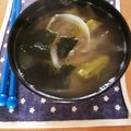 ともぱんたから's cooksnap of when they made ブロッコリーの茎と葉のお味噌汁.