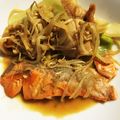よーこ✳︎修行中's cooksnap of when they made フライパンで★鶏肉と鮭のちゃんちゃん焼き.