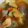 nanonappy's cooksnap of when they made 鮭のあらで三平汁.