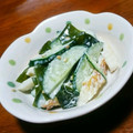 まぐゆ's cooksnap of when they made ☆ちくわ・わかめ・きゅうりのマヨ和え☆.