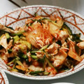 亜矢佳's cooksnap of when they made ささみ、きゅうり、キムチ、わかめの和え物.