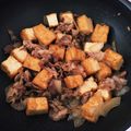 ようっちょ's cooksnap of when they made 厚揚げと豚と長ネギの甘辛炒め.