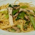 クック54UTH0☆'s cooksnap of when they made さんま缶とエリンギのオイルパスタ.