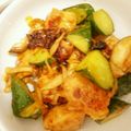 きゃめろん's cooksnap of when they made お弁当に☆鶏ときゅうりのピリ辛マヨ炒め.
