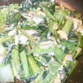 skmiyu25's cooksnap of when they made 簡単。ほうれん草ととろけるチーズの卵とじ.