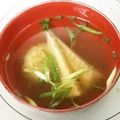 ウメ吉さん's cooksnap of when they made ふんわり★魚河岸あげと竹の子のすまし汁♪.