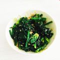 chontaka's cooksnap of when they made ほうれん草のゴマ和え☆.