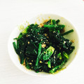 chontaka's cooksnap of when they made ほうれん草のゴマ和え☆.