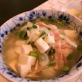 ☆糖質減らしてます☆'s cooksnap of when they made ☆ベーコンと豆腐と玉ねぎの洋風味噌汁☆.