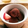 ぺてぃお's cooksnap of when they made ガーナで♡逆みたらしチョコ団子.