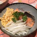 ナピト's cooksnap of when they made 石狩鍋風?!❇鮭❇の炊き込みご飯♪.