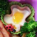 YesYU's cooksnap of when they made レンジで30秒！花ハム お弁当にも.