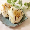 ローズティー＊'s cooksnap of when they made 塩昆布と桜海老のおにぎり.