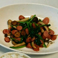 ワイルドましゅまろ's cooksnap of when they made ほうれん草とソーセージのバタソル炒め☆.