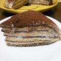 ももマウス's cooksnap of when they made ★ショコラミルクレープ★.
