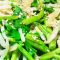 みみっぴさん's cooksnap of when they made つぼみなと油あげの和え物.