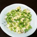 いものり's cooksnap of when they made えんどう豆✩ふわふわ卵とじ.