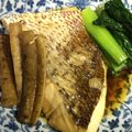 くまくまくう's cooksnap of when they made 真鯛の煮付け☆ごぼう入り♪.