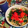 クックBNQ5PD☆'s cooksnap of when they made オクラとトマト、えのきの冷製パスタ.