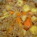 睦月さん's cooksnap of when they made 簡単ひき肉の肉じゃが.