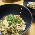 サオリ's cooksnap of when they made ☆　めかぶとえのきの辛子味丼　☆.