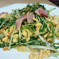 ねここfm's cooksnap of when they made 水菜と卵のコンソメ炒め.