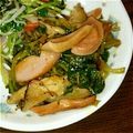 ☆☆☆かっちん☆☆☆'s cooksnap of when they made 魚肉ソーセージとほうれん草のオイマヨ炒め.