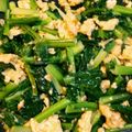 てぃちゃん0004's cooksnap of when they made 簡単！小松菜×卵炒め.