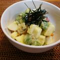 あやにゃん。's cooksnap of when they made 長芋とアボカドのわさび風味サラダ.
