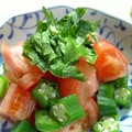 シロノワール's cooksnap of when they made 簡単♪おくらとトマトのさっぱりサラダ.