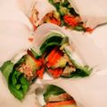 ひーはる☆'s cooksnap of when they made 子供達も大好き！生春巻きのサラダ.