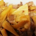 みねちゅう's cooksnap of when they made タケノコと豚肉の煮物.