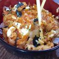 ＋SUN3's cooksnap of when they made パパッと簡単☆豚キムチマヨ丼.