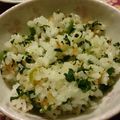 3mamakuma's cooksnap of when they made 大根葉とじゃこの混ぜごはん.