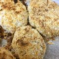 うめねず's cooksnap of when they made ☆余りカレーの揚げないカレーコロッケ☆.