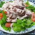 kirinda's cooksnap of when they made 豚肉の冷しゃぶ.