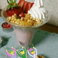 leafmama's cooksnap of when they made ♡フルーチェで簡単すぎるジャースイーツ♡.